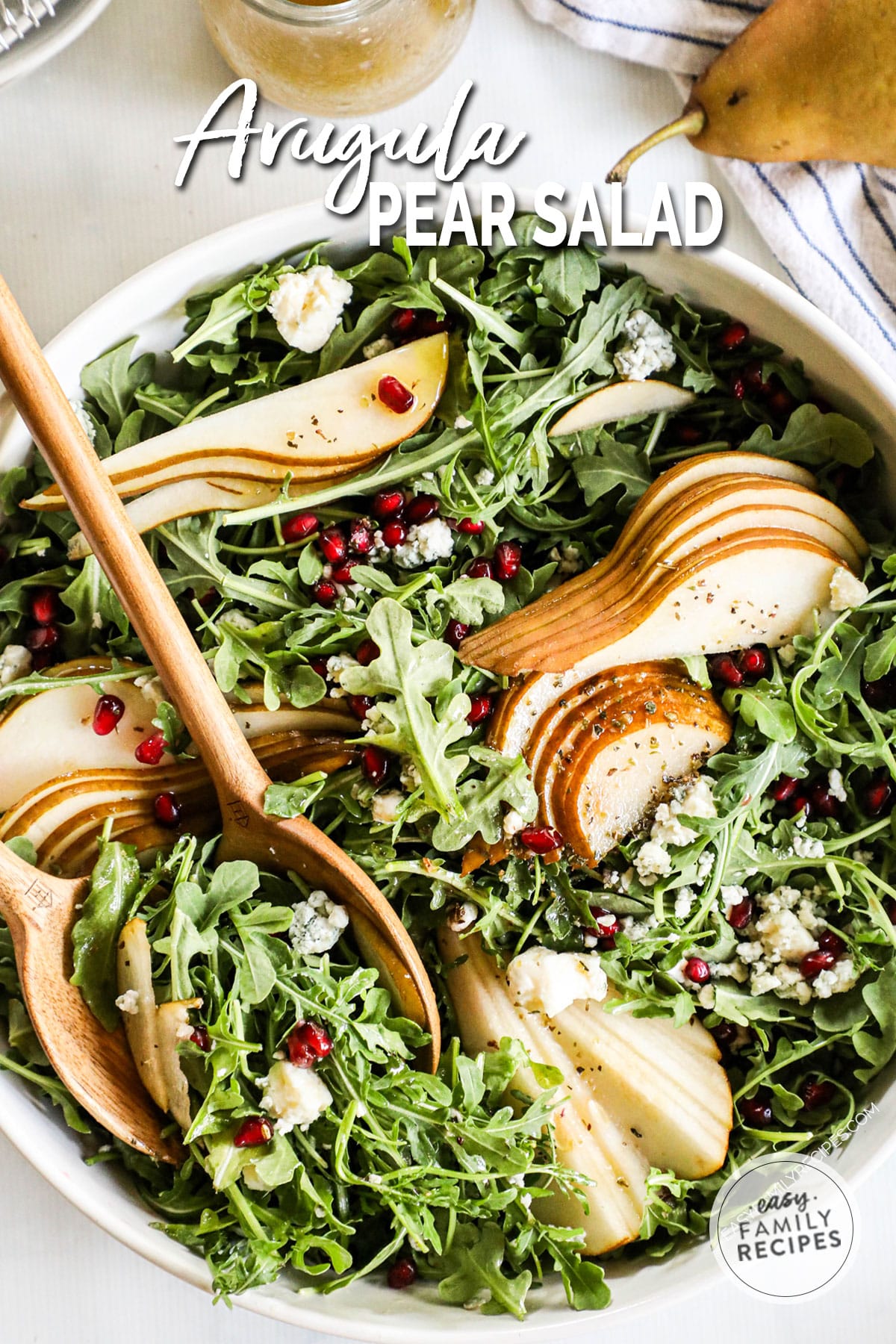 Arugula Pear Salad · Easy Family Recipes