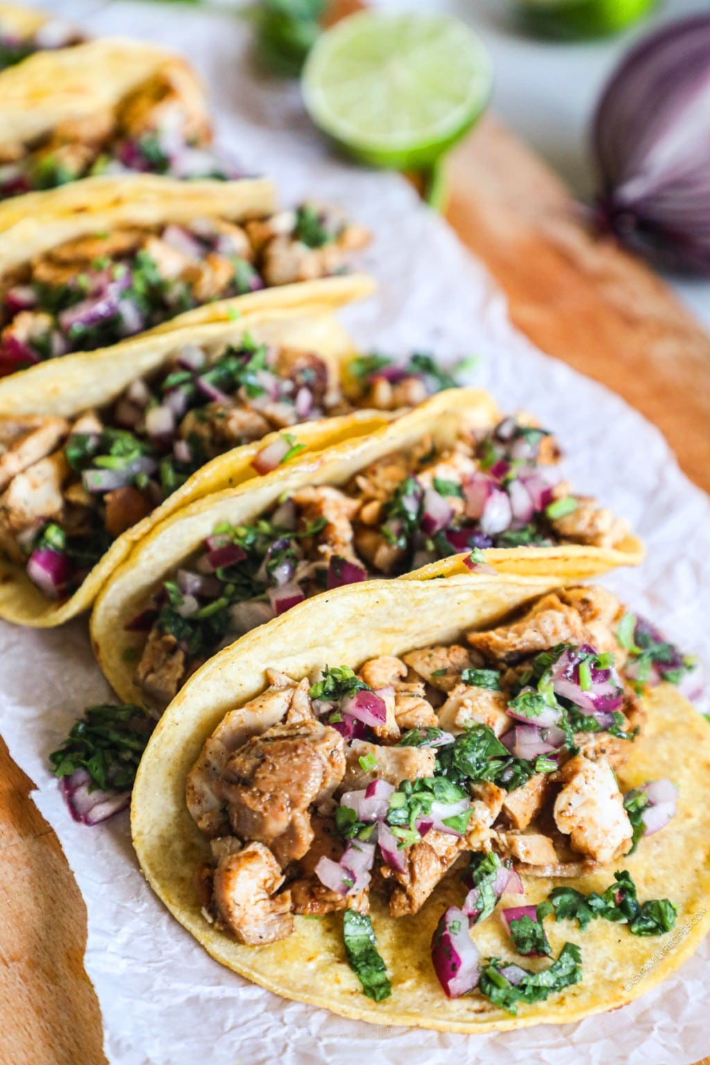 Mexican Chicken Street Tacos · Easy Family Recipes