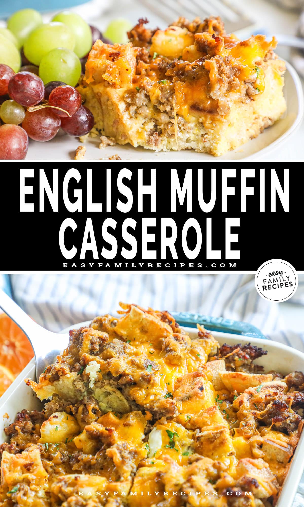 Easy Hearty And Delicious English Muffin Breakfast Casserole Simple