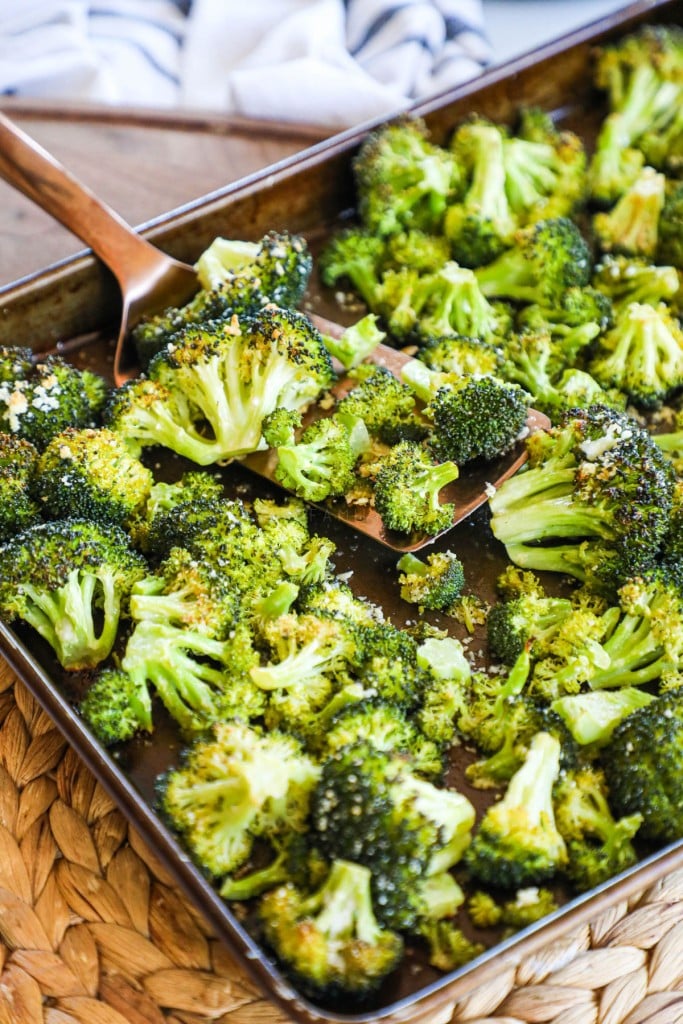 Parmesan Broccoli side dish for Ham Dinner