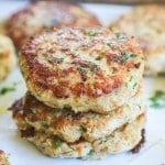 Stack of 3 ground turkey patties