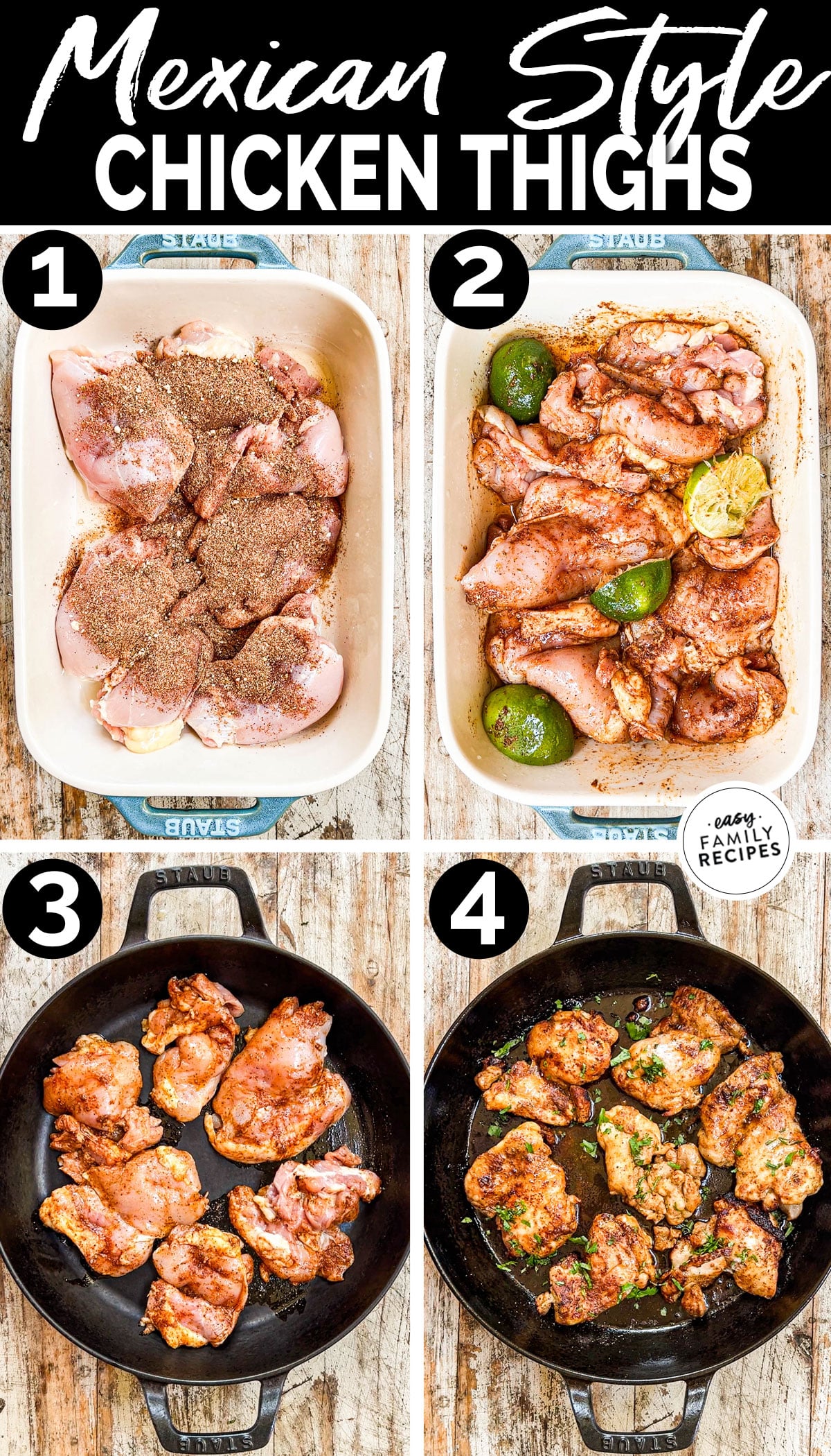 Mexican Style Chicken Thighs · Easy Family Recipes