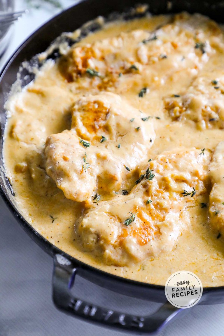 Smothered Chicken Breast with Gravy · Easy Family Recipes