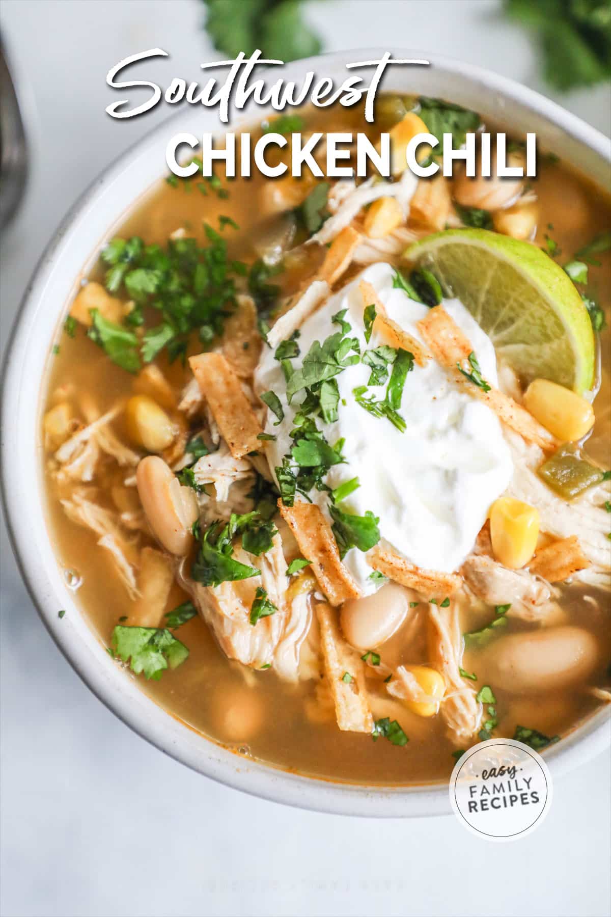 Southwest Chicken Chili · Easy Family Recipes