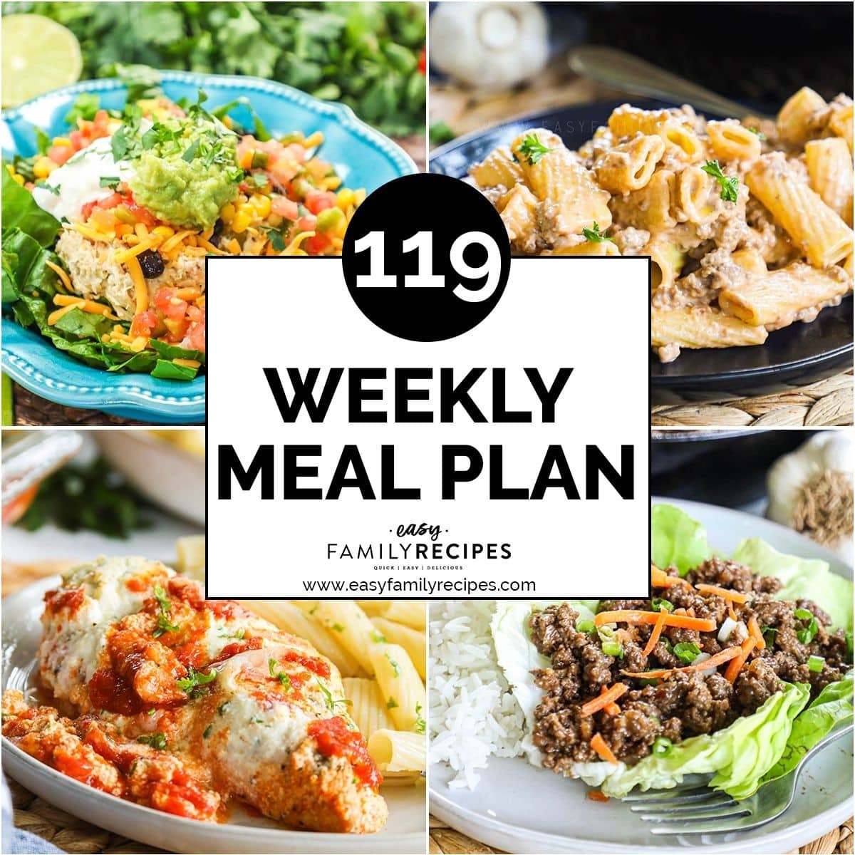 Weekly Meal Plan – 119