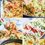 Collage photo of more than 50 diced chicken recipes