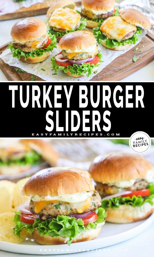 Turkey Burger Sliders · Easy Family Recipes