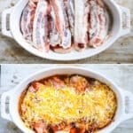 Process photos for how to make Monterey Chicken