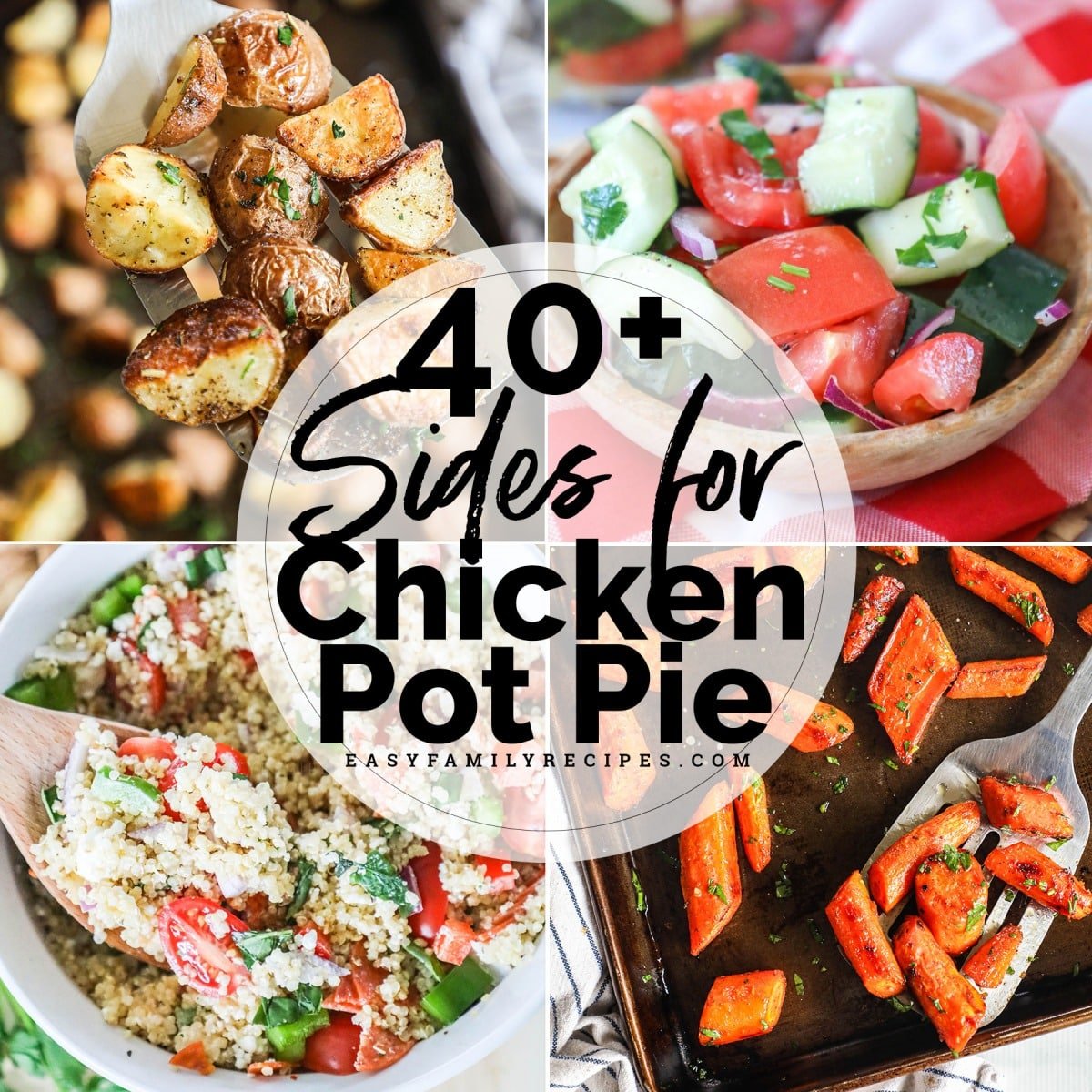 What to Serve with Chicken Pot Pie – 40+ Side Dishes!