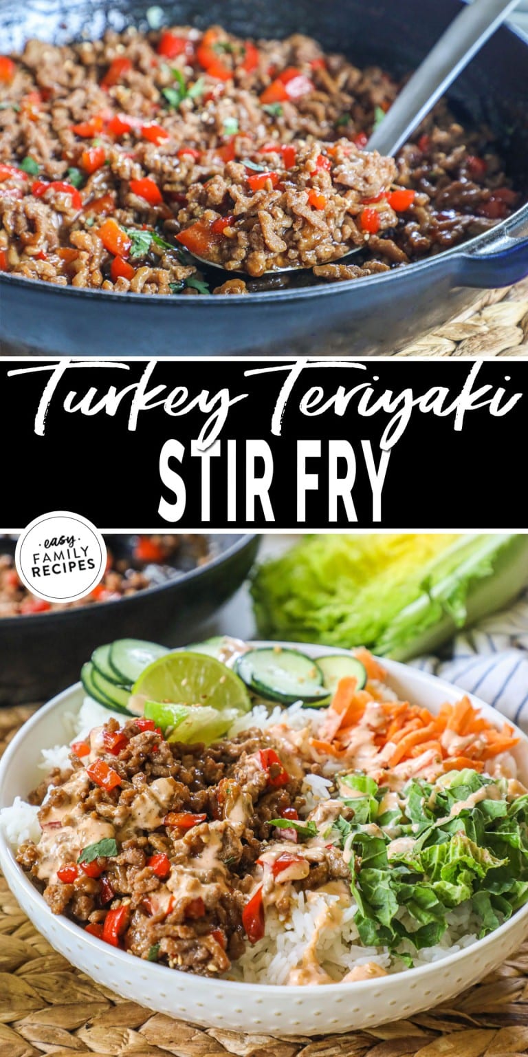 Ground Turkey Teriyaki Stir Fry · Easy Family Recipes