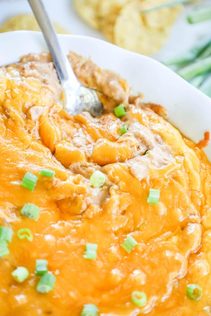 cheesy bean dip