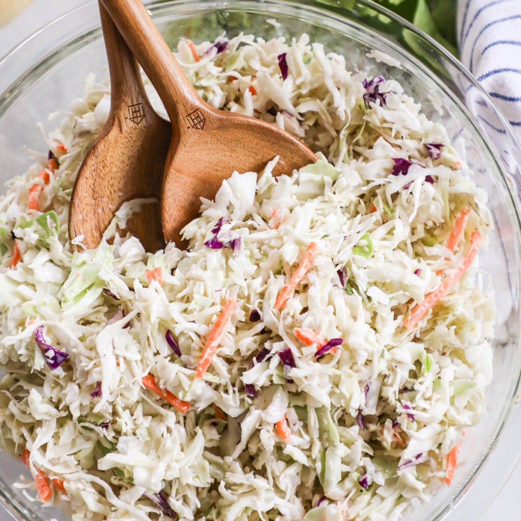 Creamy Southern Coleslaw · Easy Family Recipes