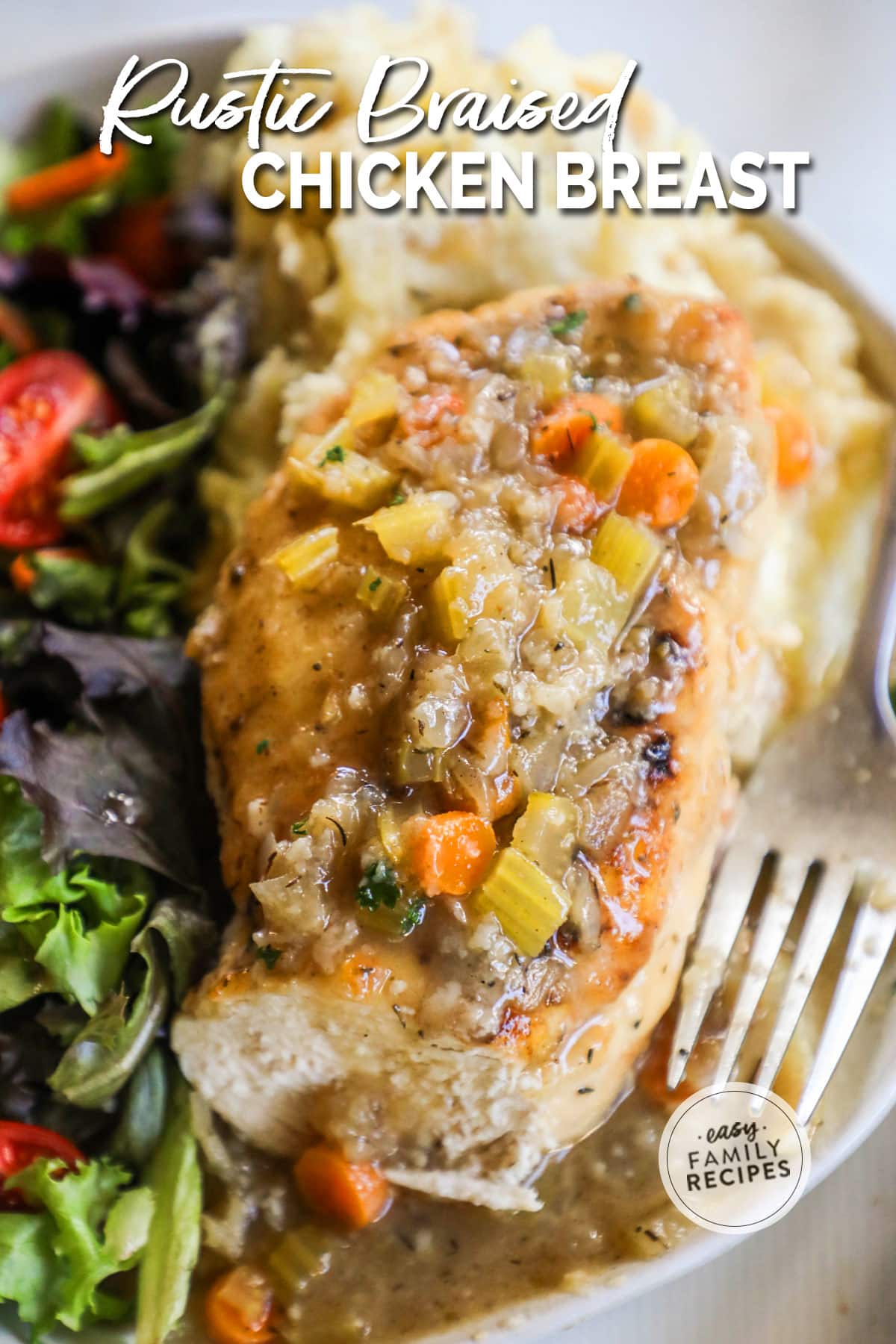 Rustic Braised Chicken Breast · Easy Family Recipes