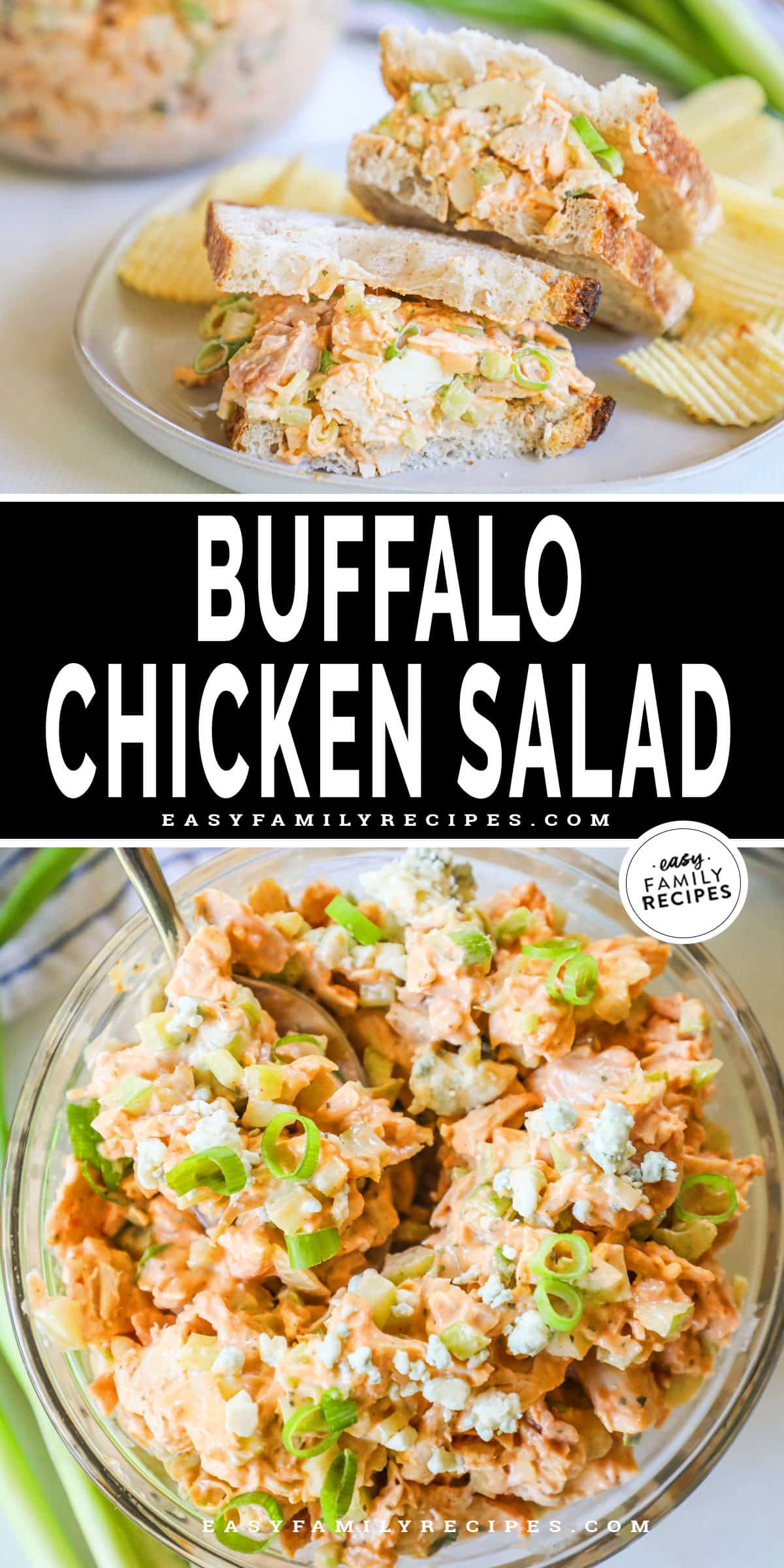 Buffalo Ranch Chicken Salad · Easy Family Recipes
