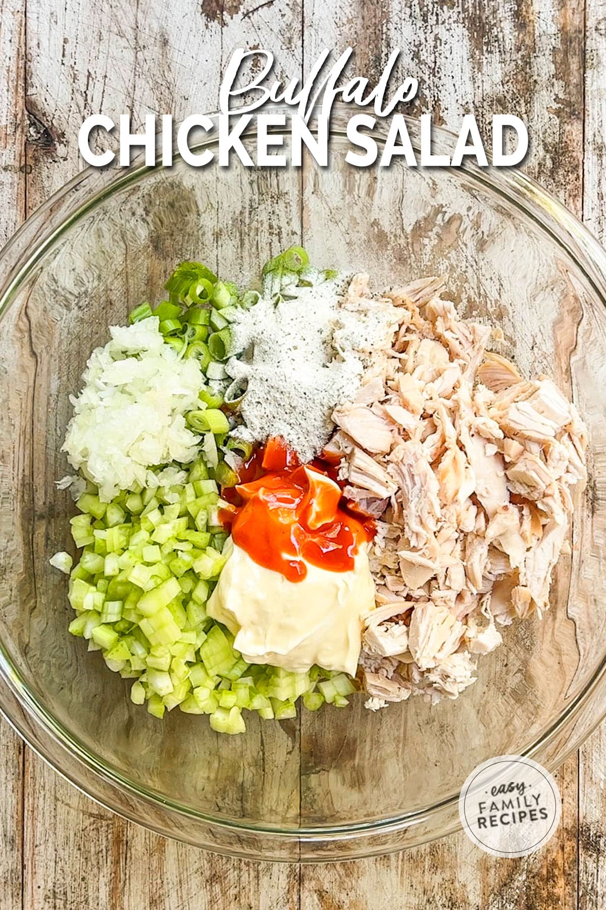 Buffalo Ranch Chicken Salad · Easy Family Recipes