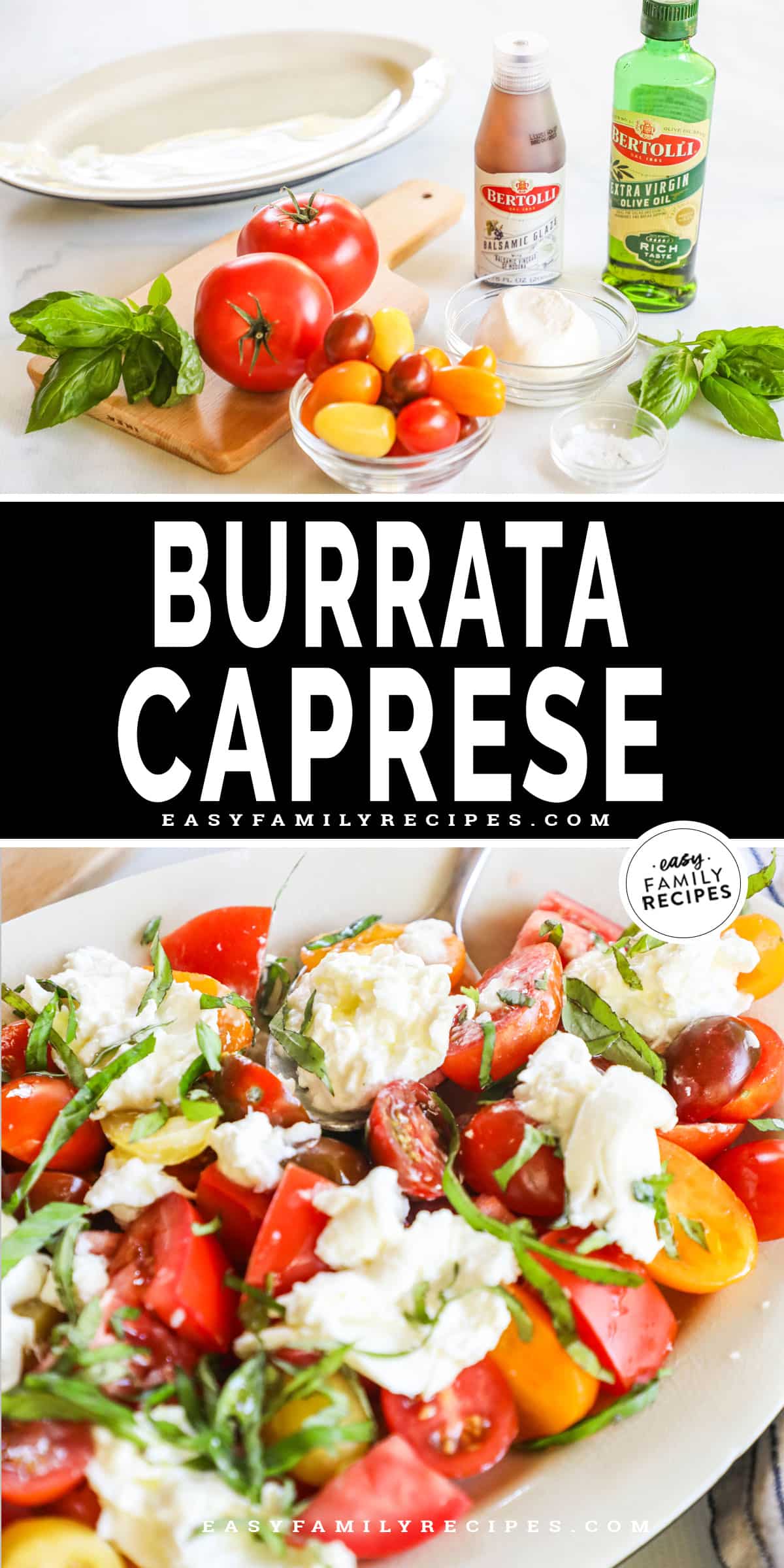 Burrata Caprese Salad · Easy Family Recipes