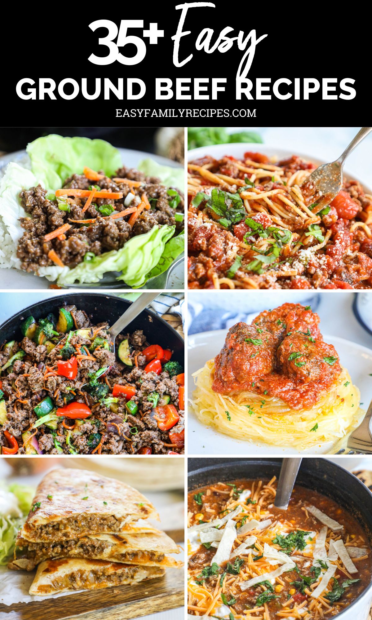 35+ Easy Ground Beef Recipes with a Few Ingredients · Easy Family Recipes