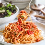 Ground turkey spaghetti recipe.