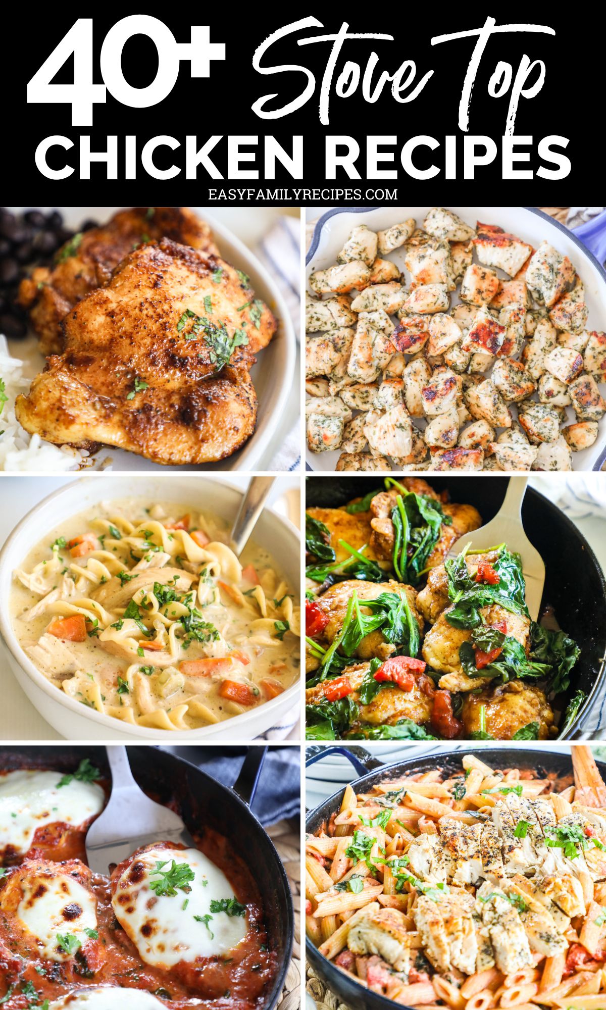 40+ Stove Top Chicken Recipes · Easy Family Recipes