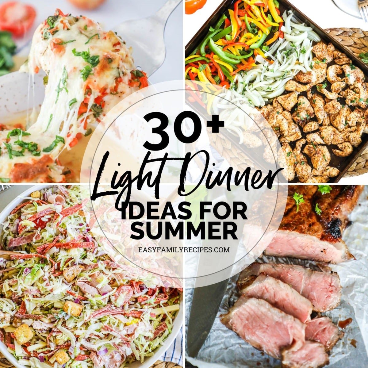 30+ Light Dinner Ideas for Summer