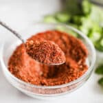 Homemade BBQ Chicken Rub mixed and ready to use.