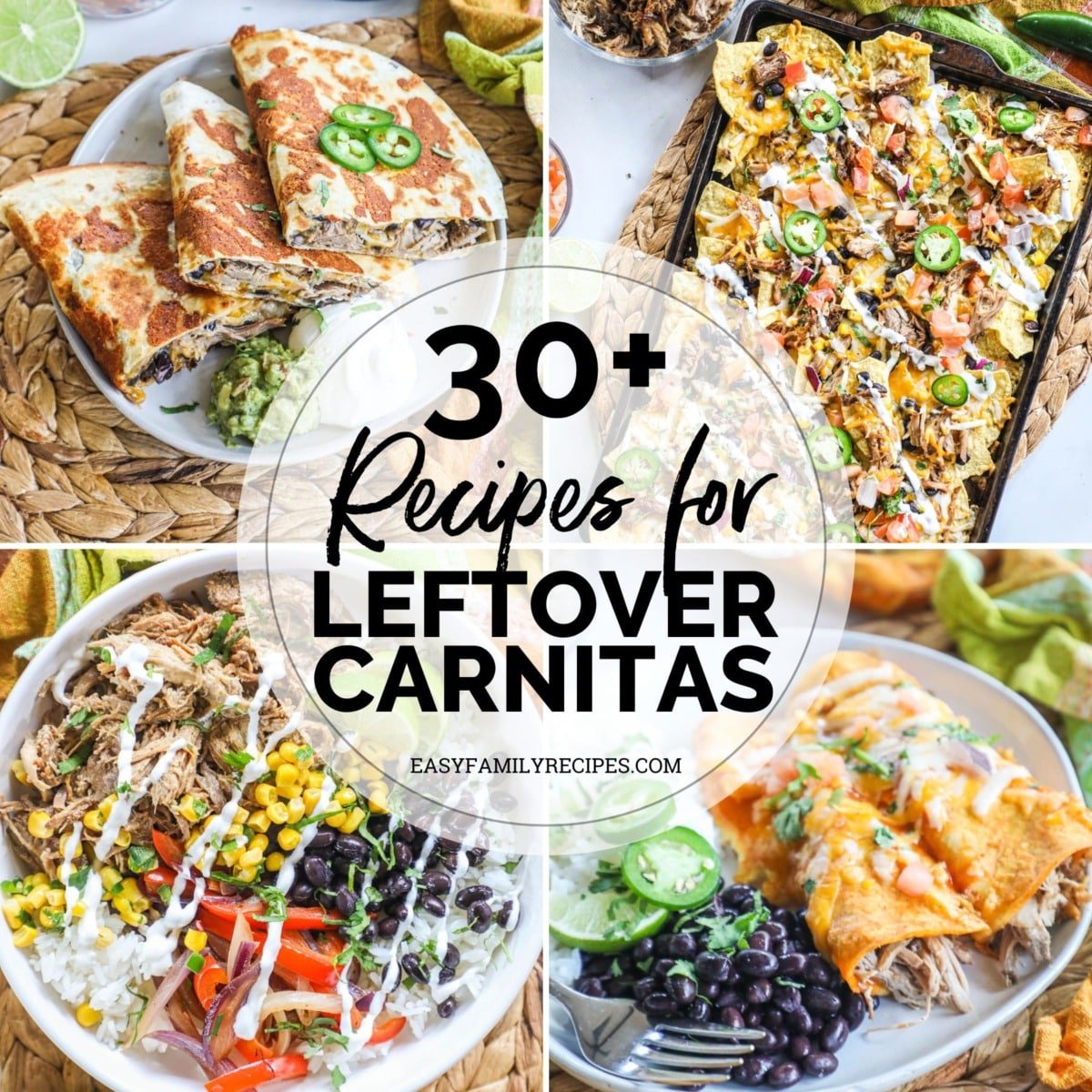 31+ Delicious Recipes Made with Leftover Carnitas