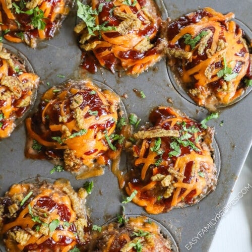 Bbq meatloaf muffins recipe.