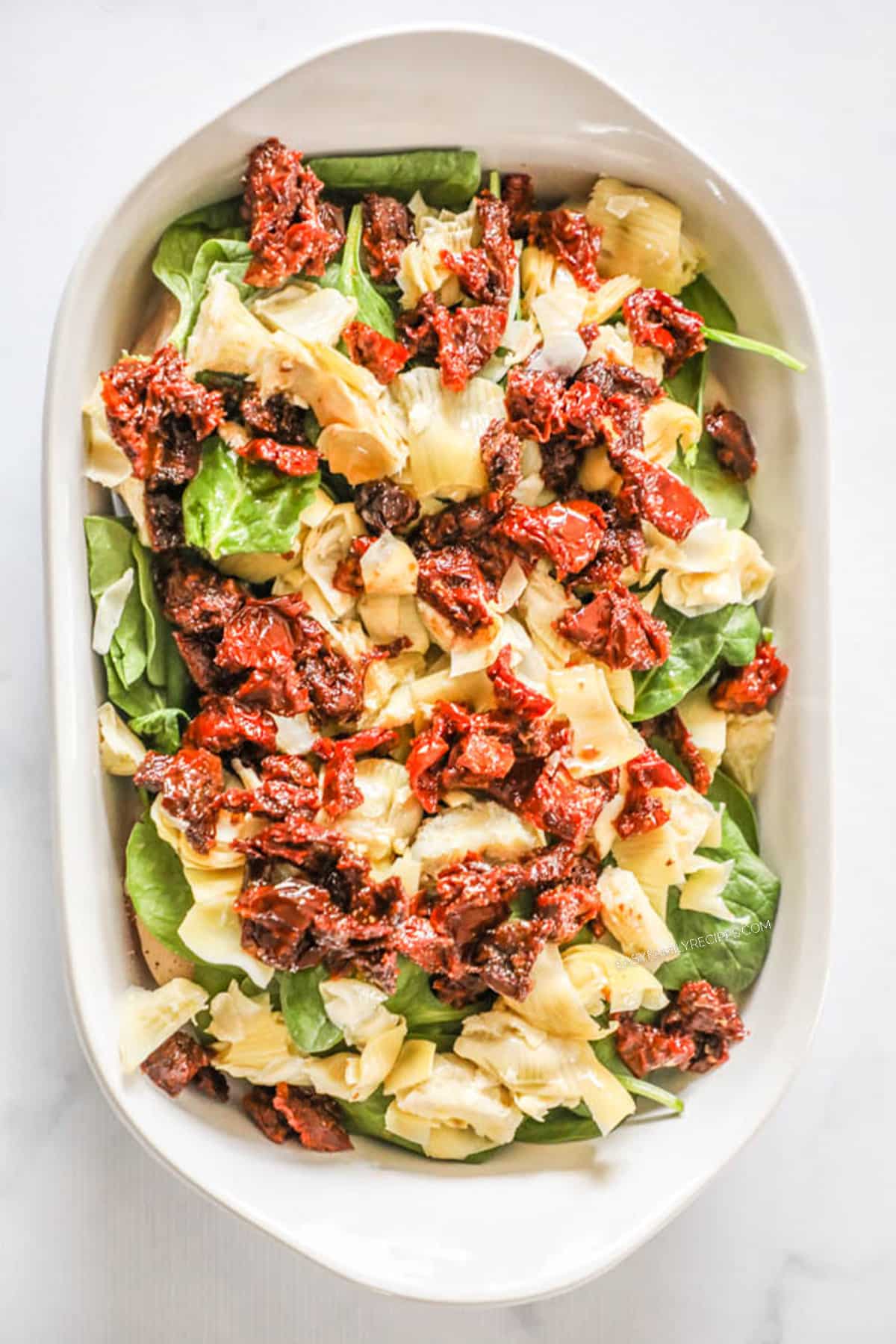 Steps for making tuscan garlic chicken - Step 4: Add sundried. tomatoes