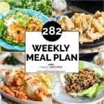 4 plated dinners for free meal plan #282