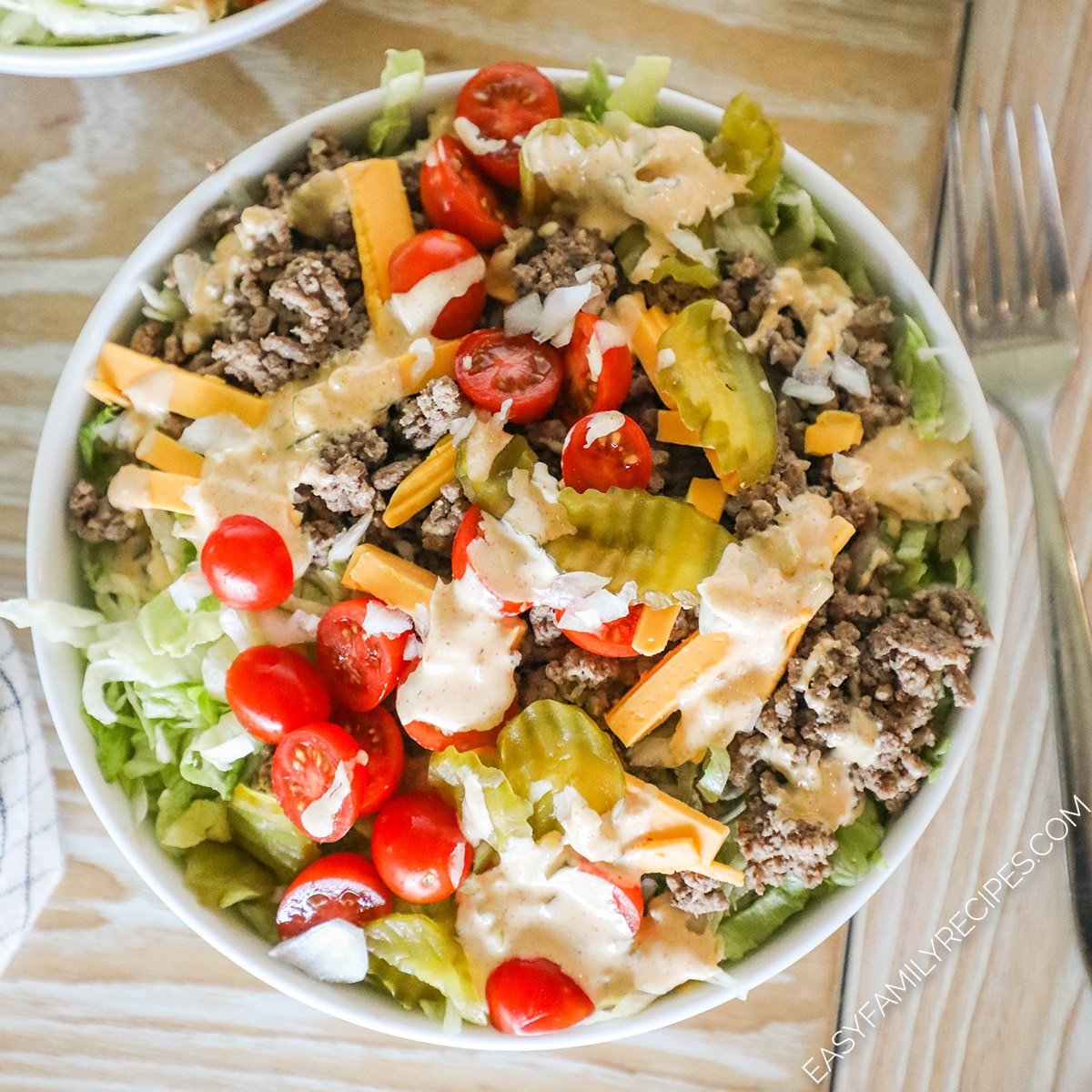 Loaded Cheeseburger Bowls