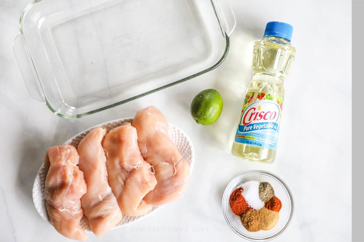 Ingredients for Southwest Chicken Bowls.