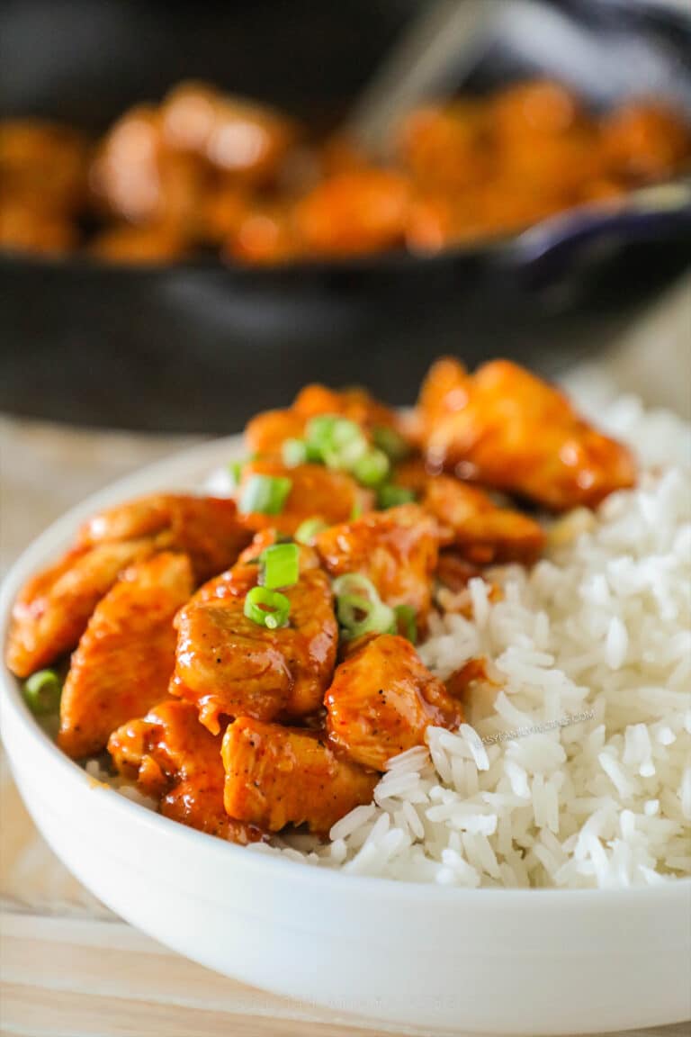 Honey Chili Crisp Chicken Bites · Easy Family Recipes
