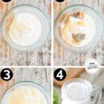 how to make creamy parmesan dressing, 1)add mayo to a bowl.
