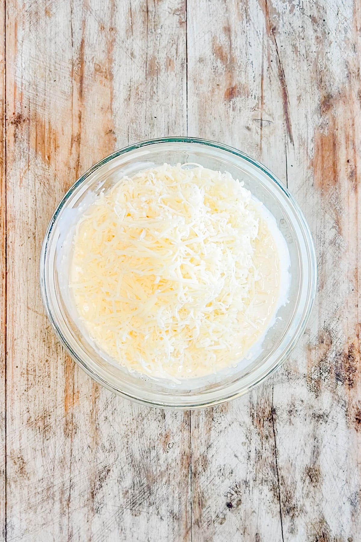 parmesan added on top of dressing.