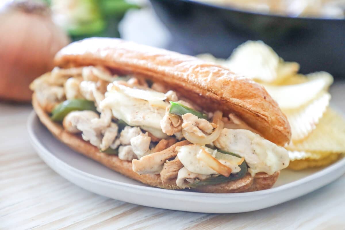 Chicken Cheesesteaks