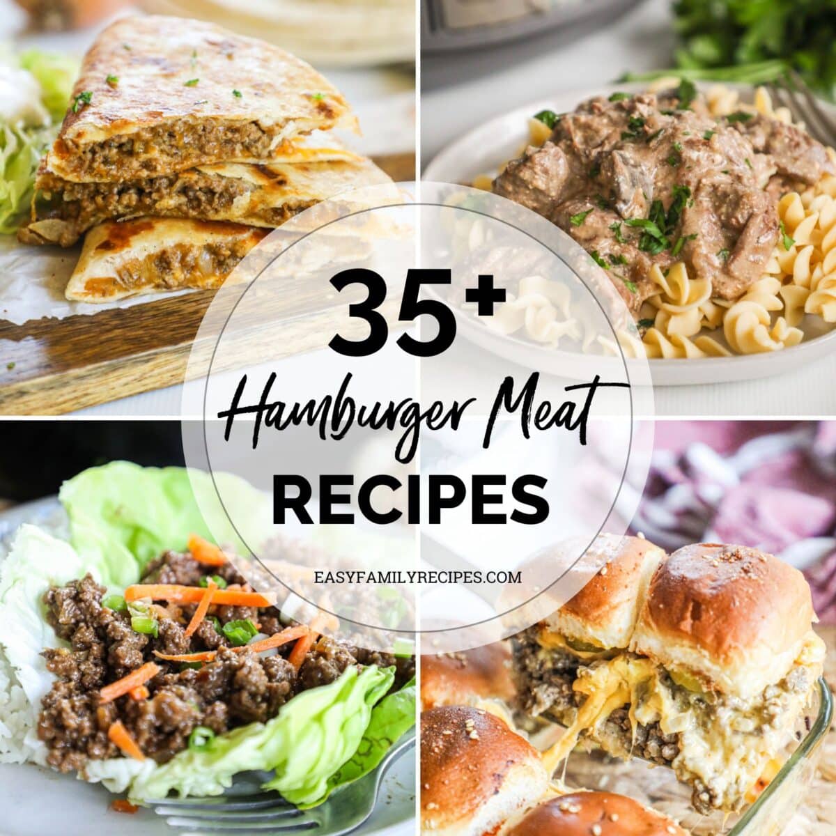 35+ Hamburger Meat Recipe Ideas