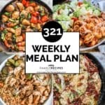 4 plated dinners for free meal plan #321