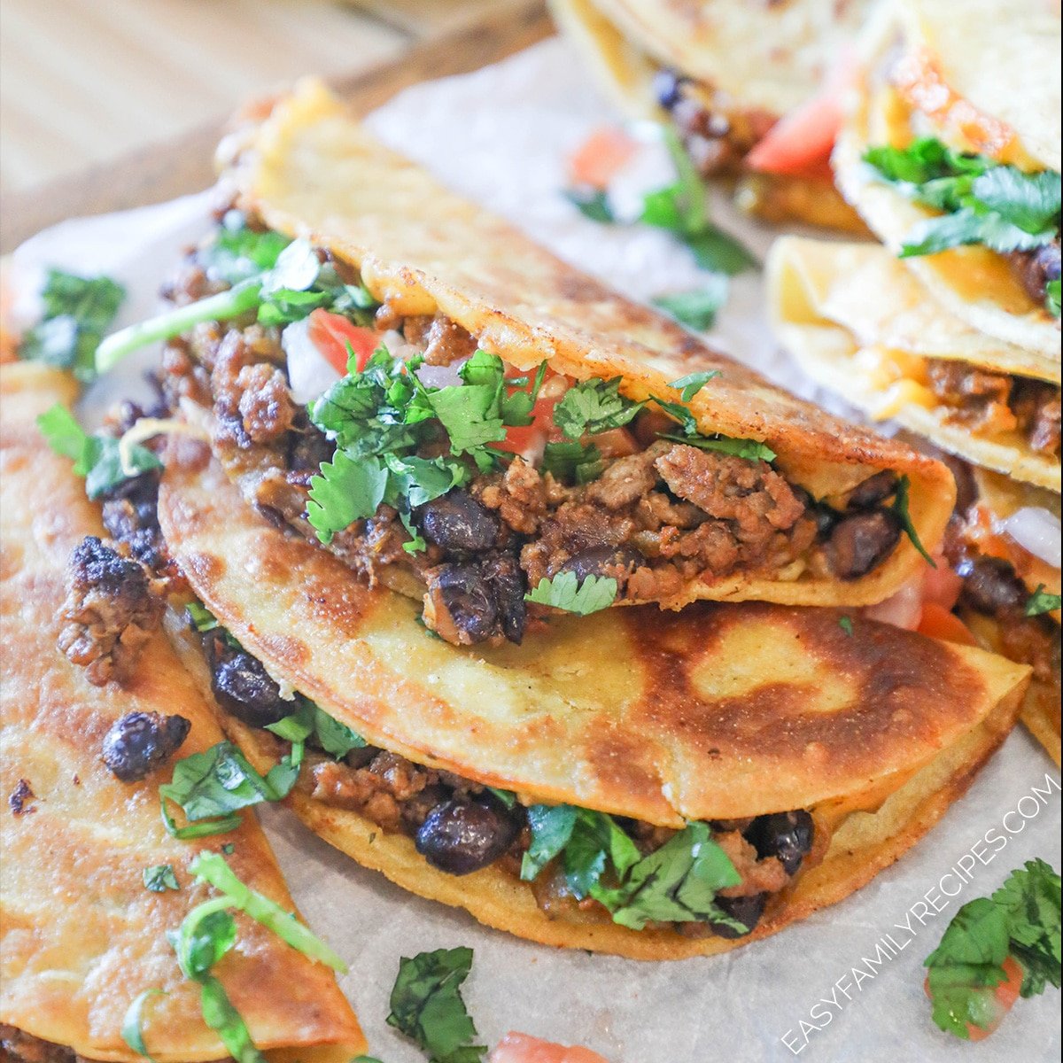 Southwest Beef Fried Tacos
