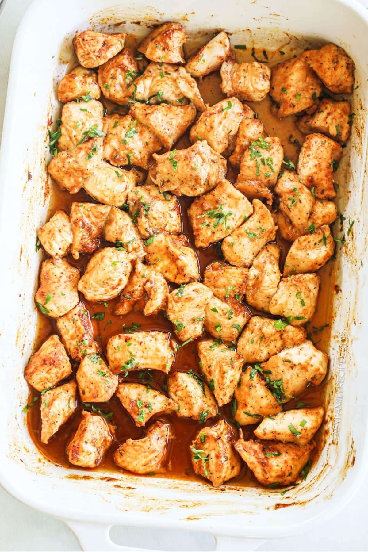 baked juicy chicken bites