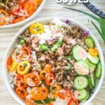 above image of a beef bulgogi bowl.
