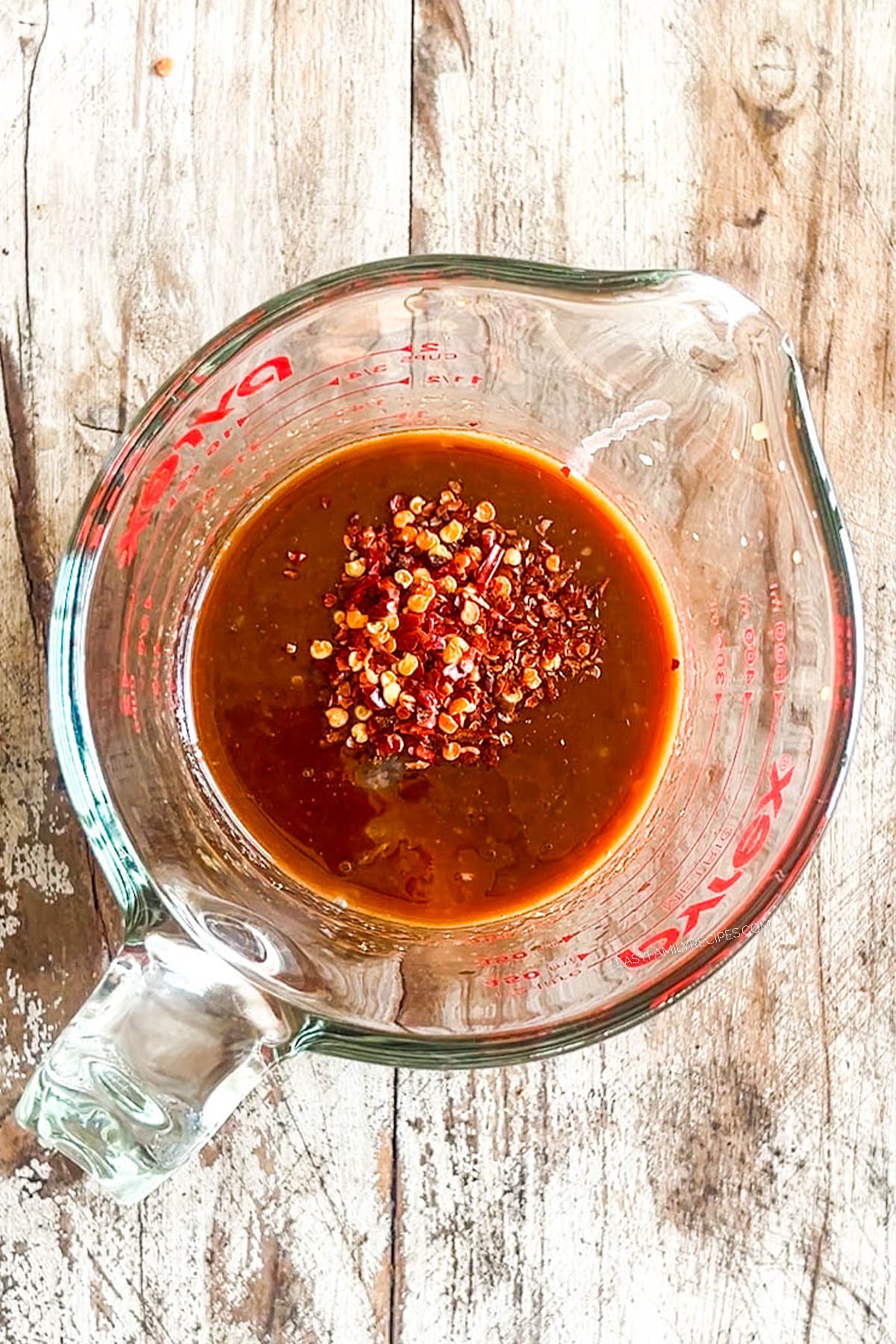 Step 2 for how to make bourbon chicken: Finish the sauce.
