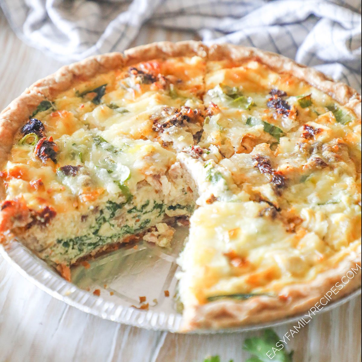 Marry Me Chicken Quiche