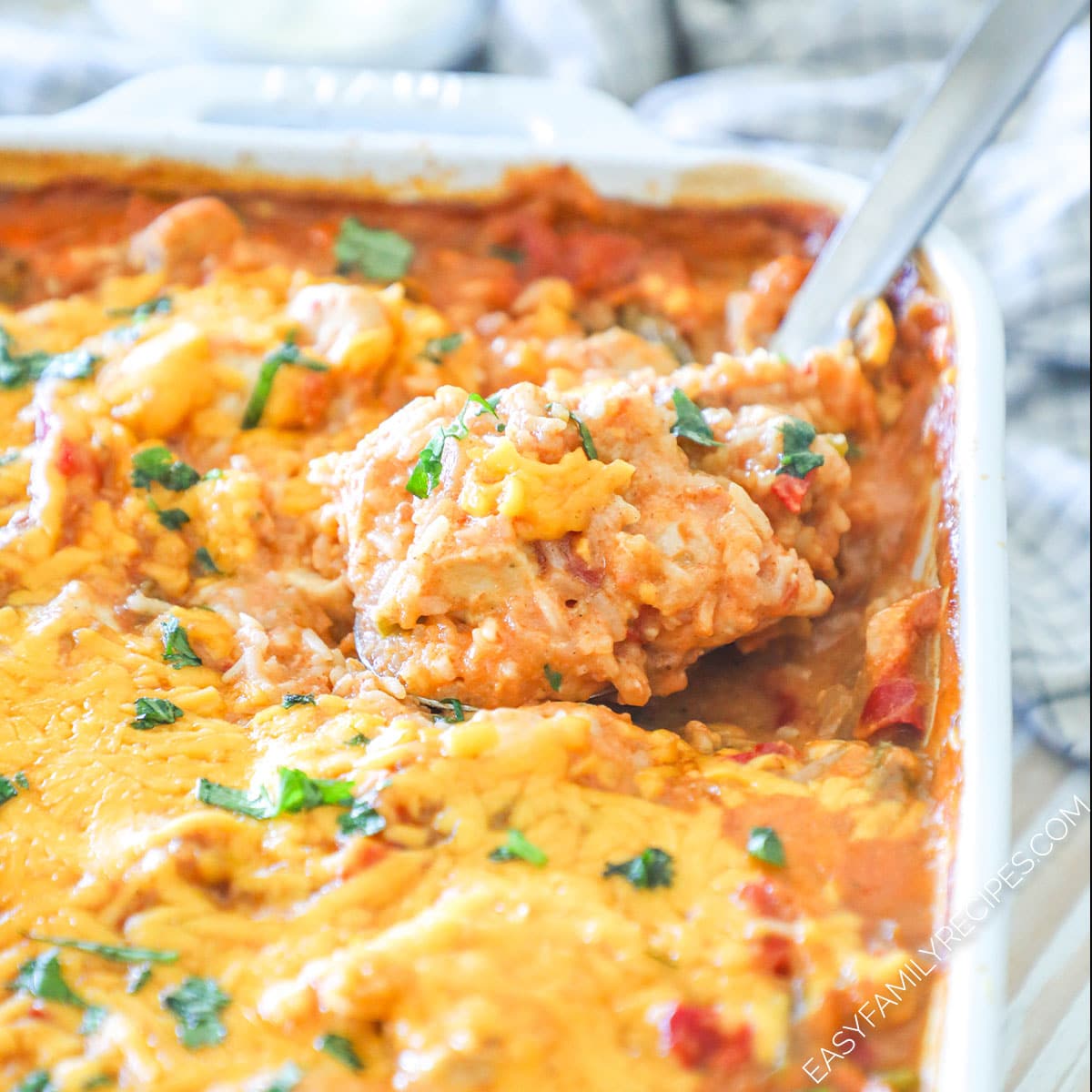 Cheesy Mexican Chicken and Rice