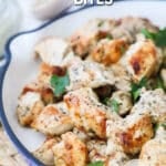 Greek Chicken Breast in a pan ready to serve for dinner.