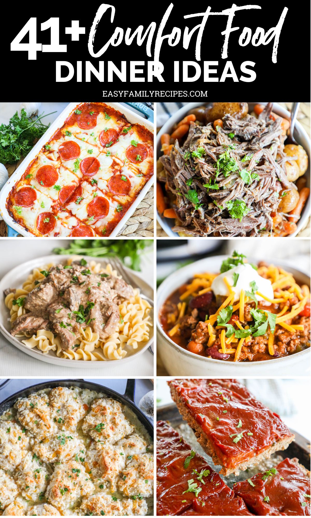 41+ Comfort Food Dinner Ideas · Easy Family Recipes