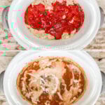 Step by step photos of how to make chicken tikka masala in the slow cooker.