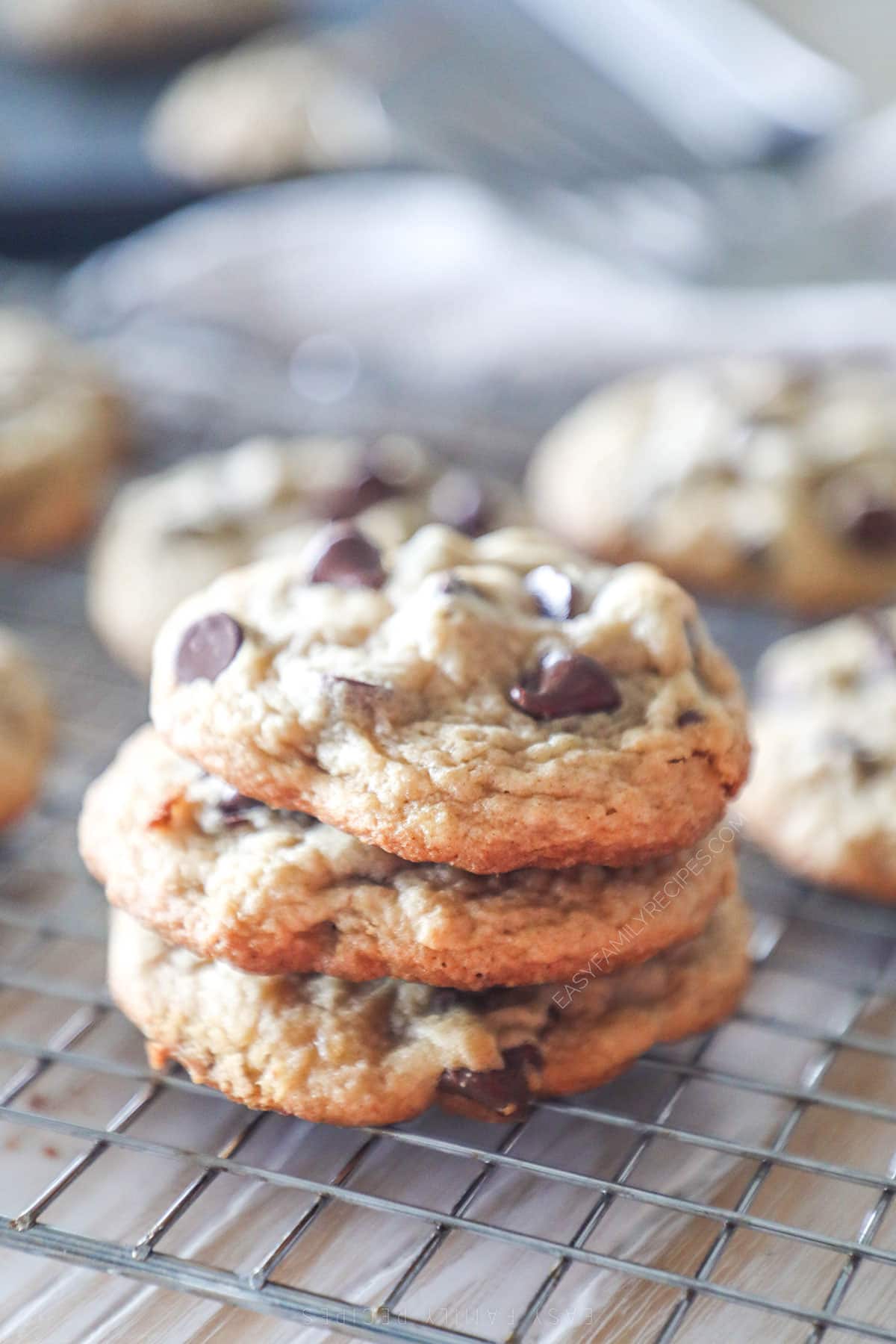 three cookies stacked.