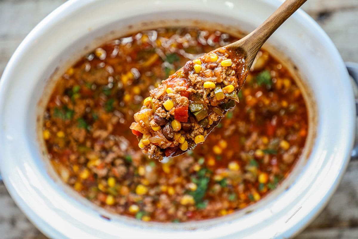 Crockpot Taco Soup