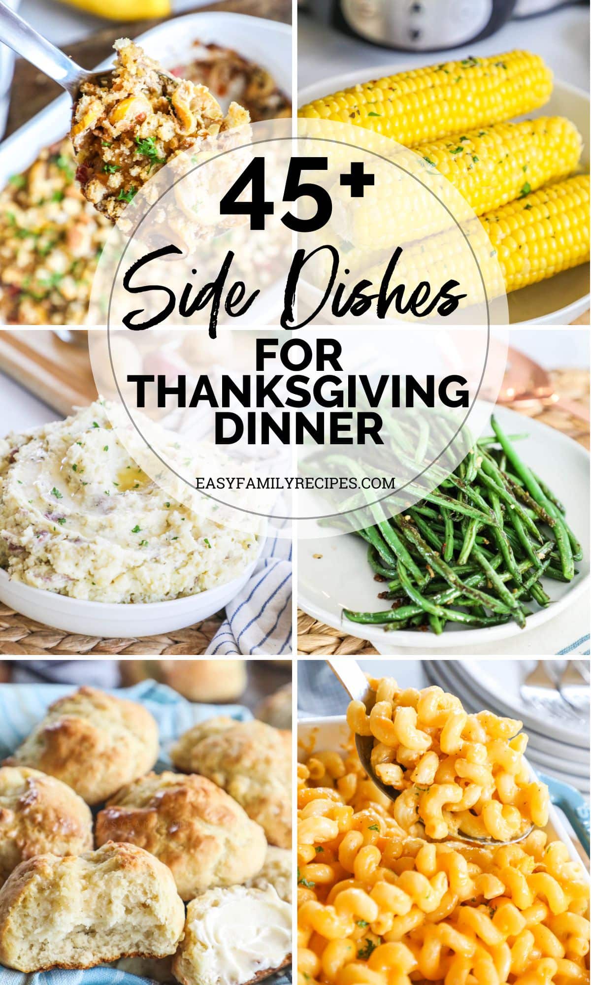 Side List 45+ Side Dishes for Thanksgiving Dinner · Easy Family Recipes