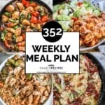 4 plated dinners for free meal plan #352